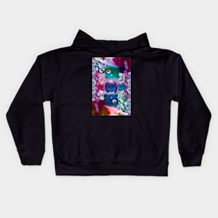 bubble cats going to the taco dome Kids Hoodie